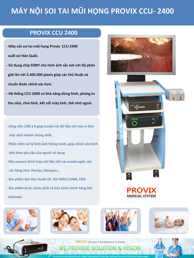 Máy nội soi Tai Mũi Họng CCU-2400 chính hãng Provix Hàn Quốc
